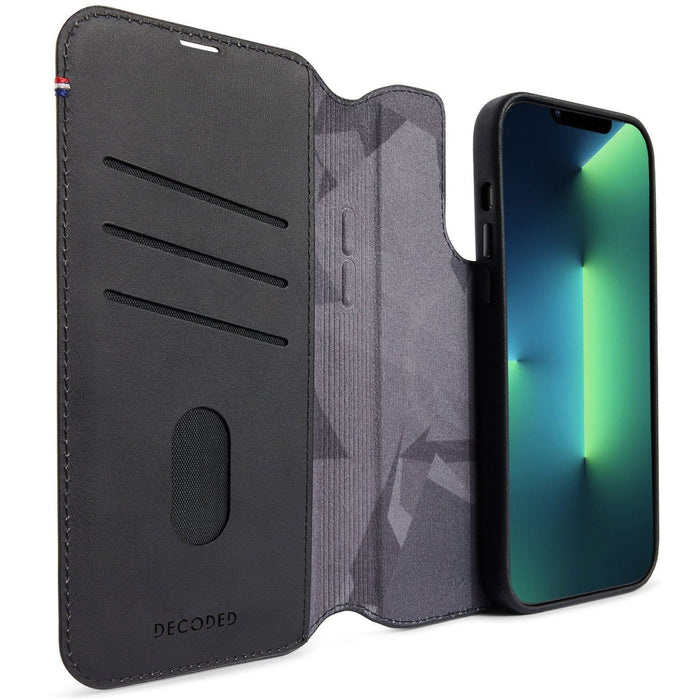 Decoded Modu Wallet Funda Para Iphone 13 Pro Max (6.69") Funda Cartera Negro