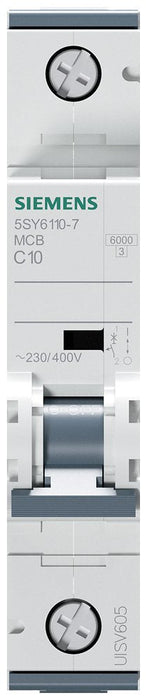 Siemens Automat C 10a 5sy61107 230 400v 6ka 1p