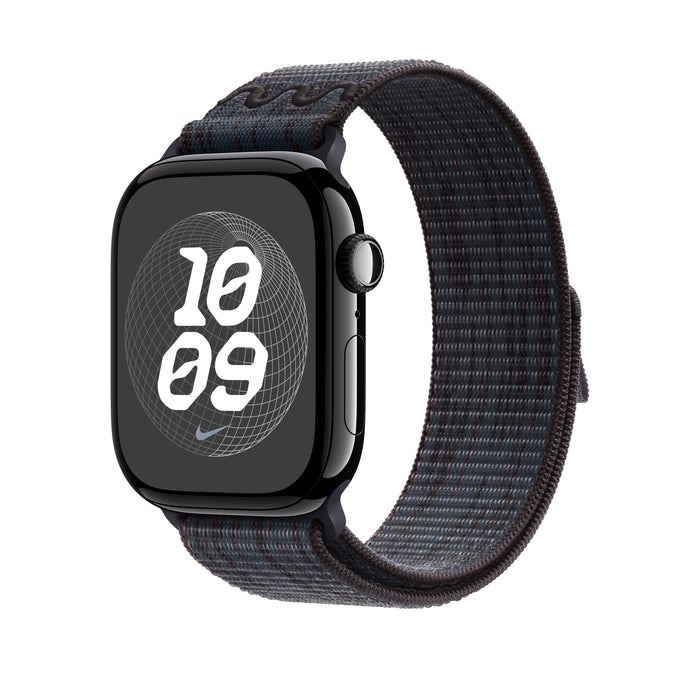 EAN 195949767906 - Apple MYJD3ZM/A Accesorios para dispositivos vestibles inteligentes Grupo de rock Negro, Azul Nylon imagen 2