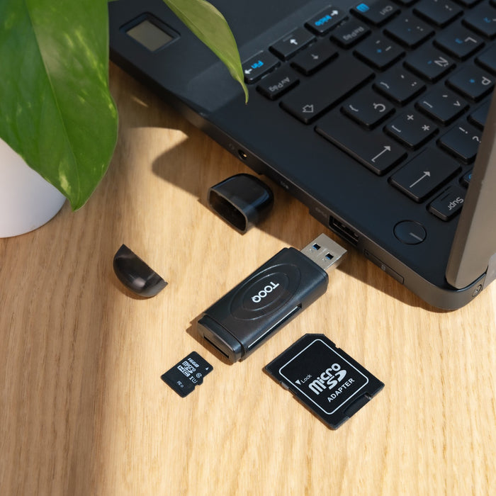 EAN 8433281016279 - TooQ TQR-3002B lector de tarjeta USB 3.2 Gen 1 (3.1 Gen 1) Type-A imagen 3