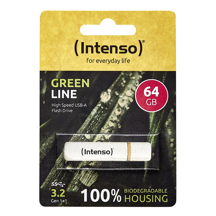 EAN 4034303032822 - Intenso Green Line unidad flash USB 64 GB USB tipo A 3.2 Gen 1 (3.1 Gen 1) Beige, Marrón imagen 5