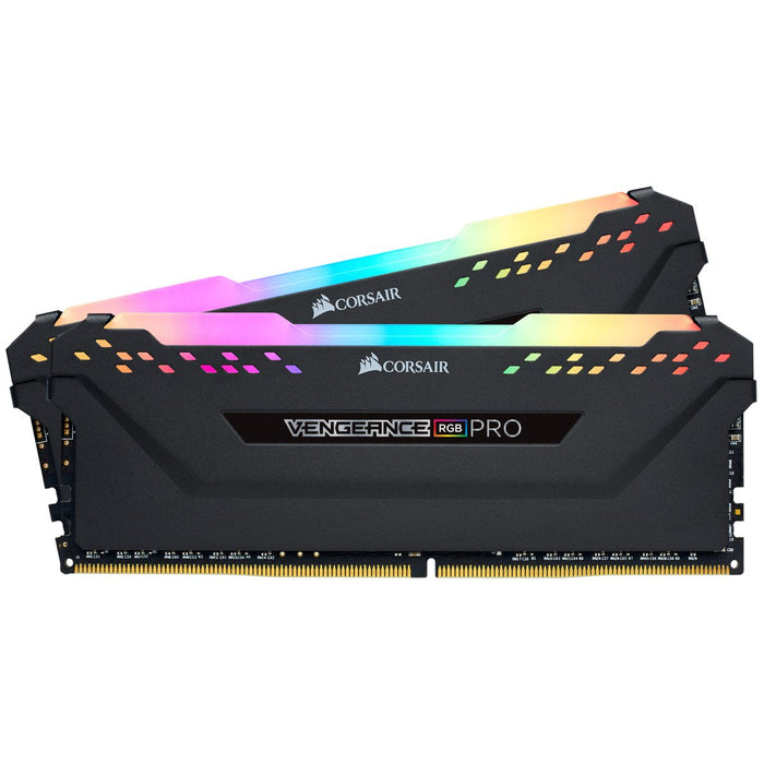 Memoria Ram Corsair Ddr4 16gb 2x8gb Pc3200 Vengeance Rgb Pro Black (Cmw16gx4m2z3200c16)