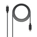 EAN 8433281007765 - Nanocable USB 2.0, 1m cable USB USB C Negro imagen 1