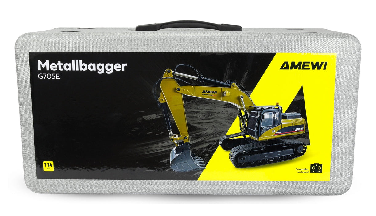 Amewi G705e Bagger Metall 1:14 Rtr Amarillo 14+
