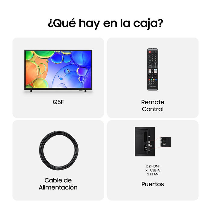 Televisor Samsung Qled Q5f 32' Full Hd Smart Tv Wifi