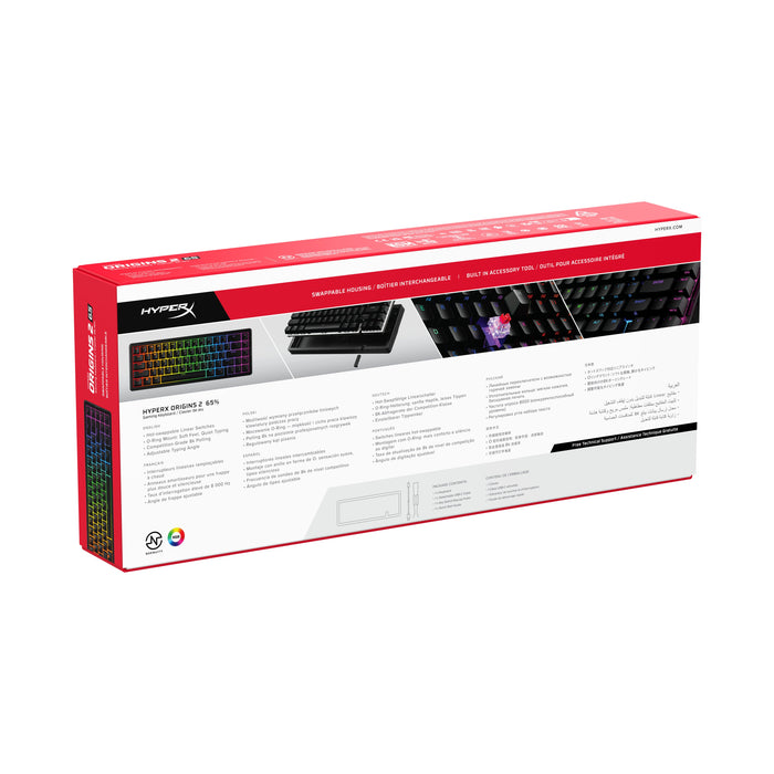 EAN 0199251353246 - HyperX Origins 2 65 Pro teclado Negro imagen 15
