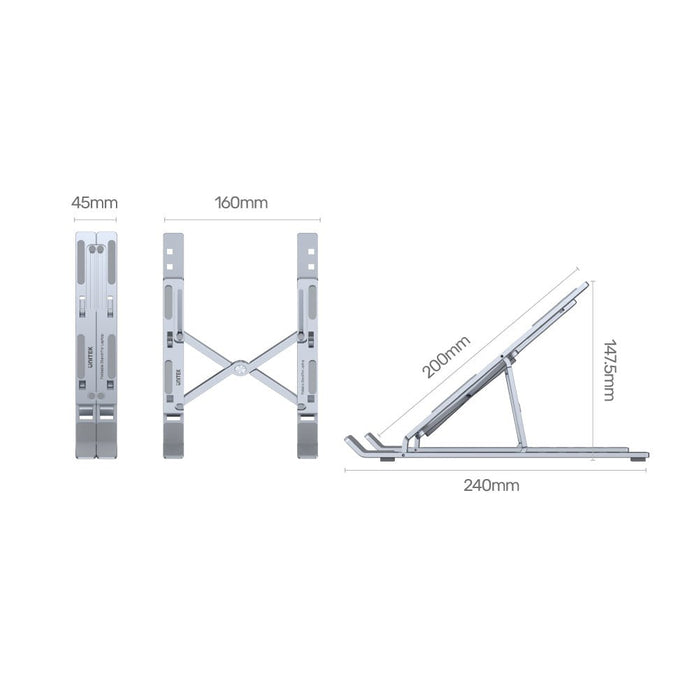 EAN 4894160047748 - UNITEK OT155SL soporte para ordenador portátil Plata imagen 9