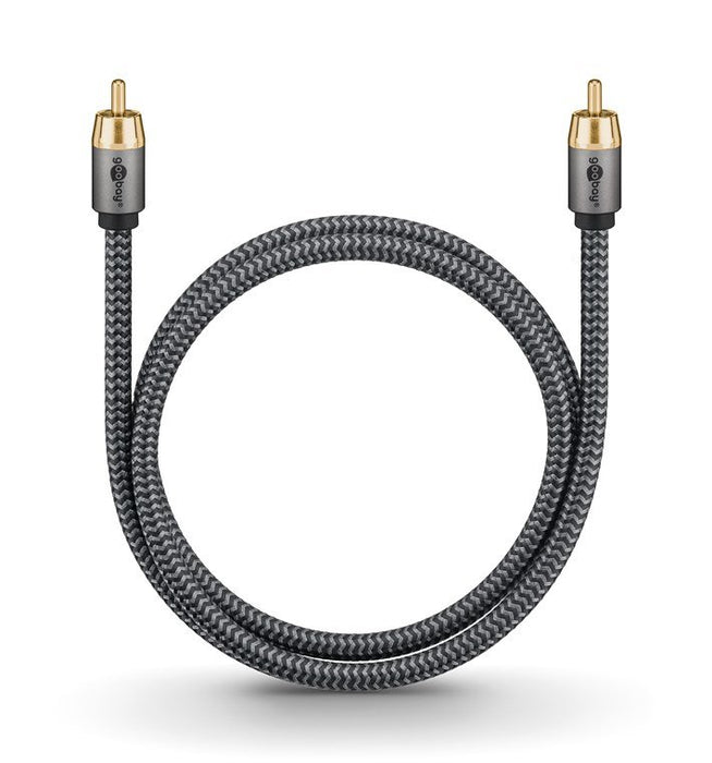 EAN 4040849652981 - Goobay 65296 cable de audio 5 m RCA Plata, Negro imagen 5