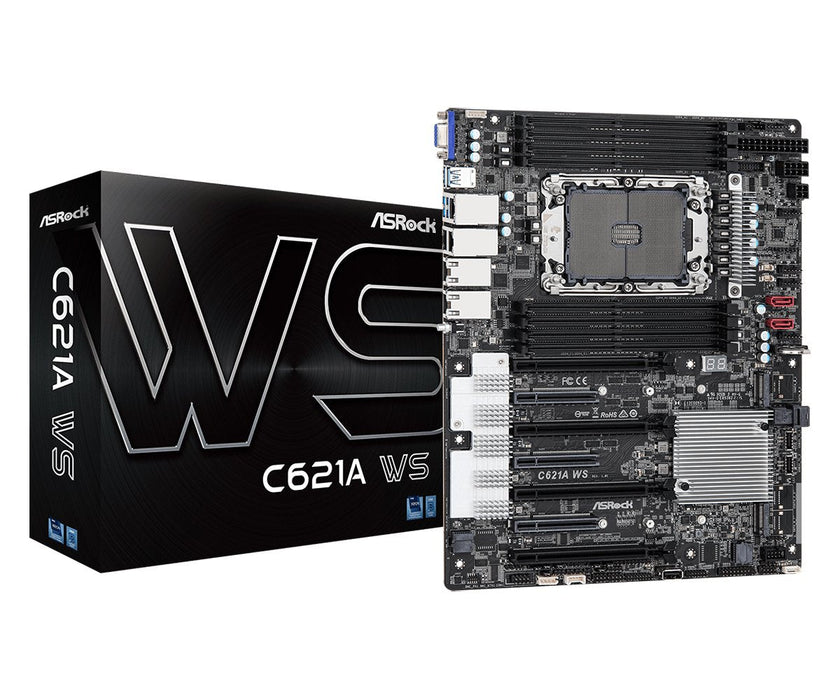 Asrock C621a Ws 90-Mxbgu0-A0uayz