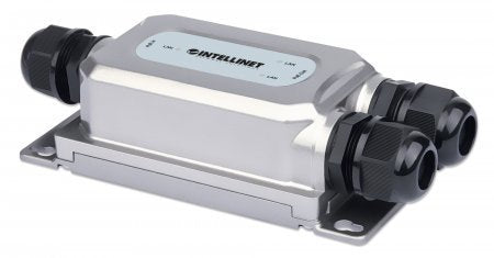 EAN 0766623561648 - Intellinet 561648 ampliador de red Repetidor de red Gris imagen 1