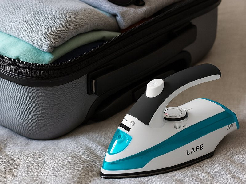 EAN 5907512861653 - Lafe LAFZEL45914 plancha Plancha vapor-seco Teflón 800 W Negro, Azul, Blanco imagen 5