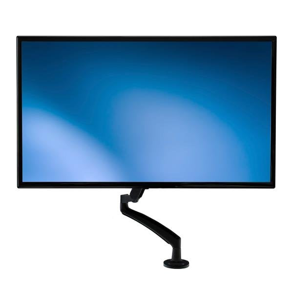 Startech.Com Brazo Soporte Articulado Delgado Con Gestión De Cableado Para Monitor Montaje En Escritorio U Ojal De Perforación Kit De Montaje Brazo Ajustable Para Pantalla Lcd Plástico Acero Negro Tamaño De Pantalla: 12"-34" Montable En E