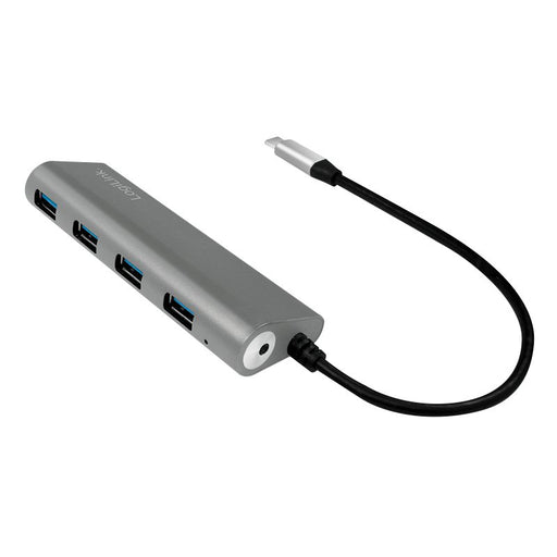 EAN 4052792048643 - LogiLink UA0309 hub de interfaz USB 3.2 Gen 1 (3.1 Gen 1) Type-C 5000 Mbit/s Gris imagen 2