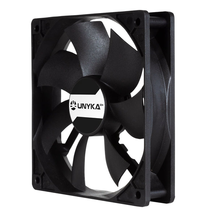 EAN 6940533543510 - UNYKAch 80.120.25 sistema de refrigeración para ordenador Carcasa del ordenador 12 cm Negro imagen 1