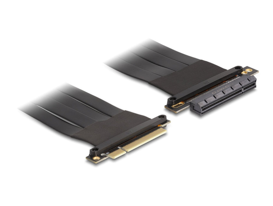 Delock 88029 Tarjeta Elevadora Pci Express X8 Macho A Ranura X8 Con Cable 30 Cm