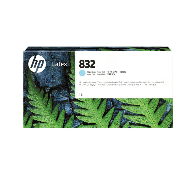 EAN 193905447725 - HP 832 1-liter Lt Cyan Latex Ink Cartridge cabeza de impresora Inyección de tinta térmica imagen 1