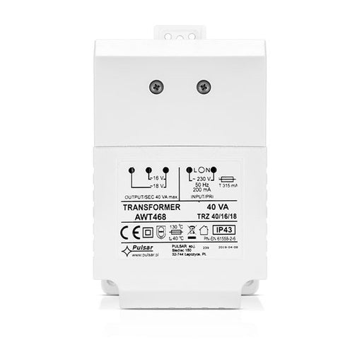 EAN 5905033334786 - Satel TR 40 VA transformador de voltaje 18 V imagen 1