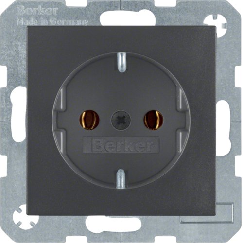 Berker 41431606 Schuko-Steckdose Alu