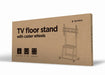 EAN 8716309128421 - Gembird TVS-100F-01 soporte para pantalla de señalización 2,54 m (100") Negro imagen 3