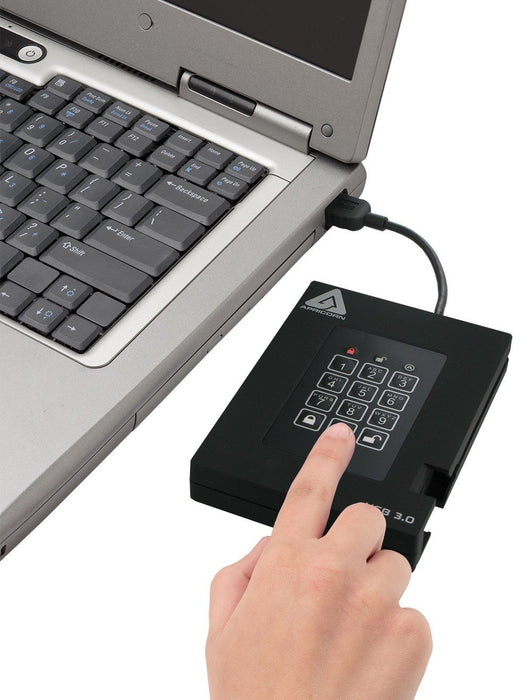 EAN 708326914154 - Apricorn Aegis Padlock Fortress 1 TB USB 3.2 Gen 1 (3.1 Gen 1) Negro imagen 2