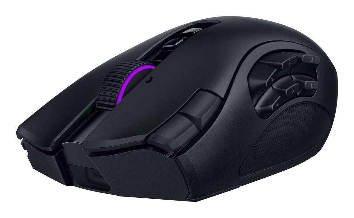 Ratón Razer Naga V3 Pro Juego Mano Derecha Rf Wireless + Bluetooth + Usb Type-C Óptico 50000 Dpi
