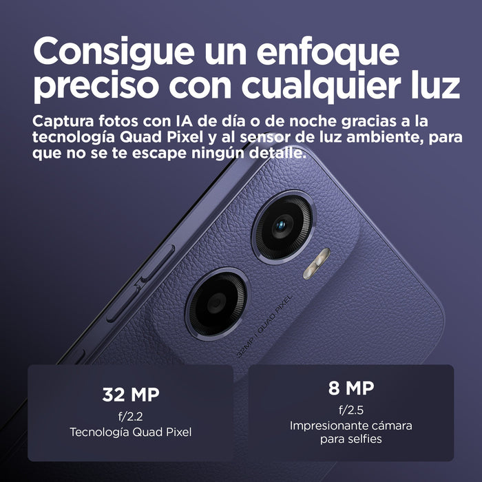 EAN 0840023281532 - Motorola moto e15 16,9 cm (6.67") SIM doble Android 14 Go edition 4G USB Tipo C 2 GB 64 GB 5200 mAh Lavan imagen 14