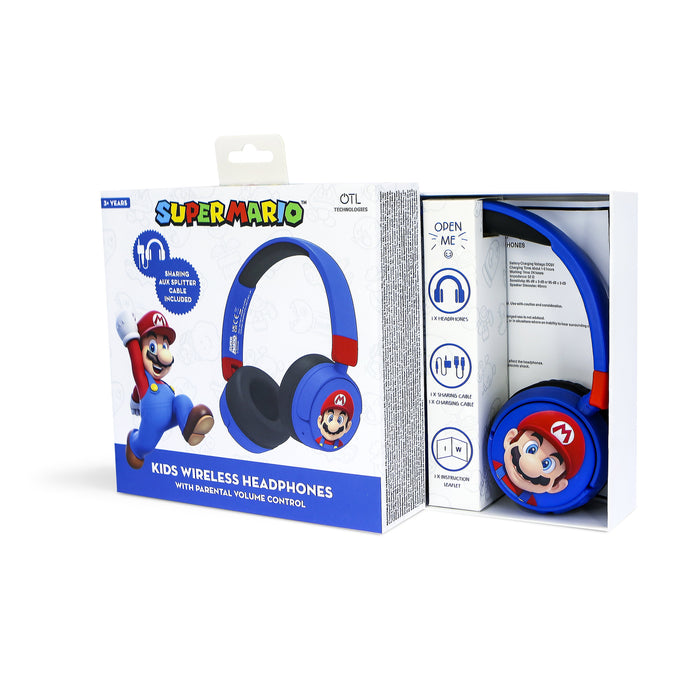Auriculares Inalambricos Infantiles Super Mario Bros