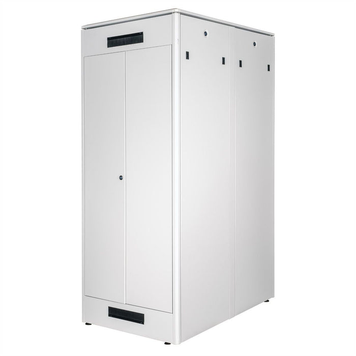 Roline 19-Zoll Netzwerkschrank Pro 42 He, 800x1200 Bxt Glastr Grau