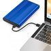 EAN 5901878518596 - Qoltec 51859 caja para disco duro externo Carcasa de disco duro/SSD Azul 2.5" imagen 2