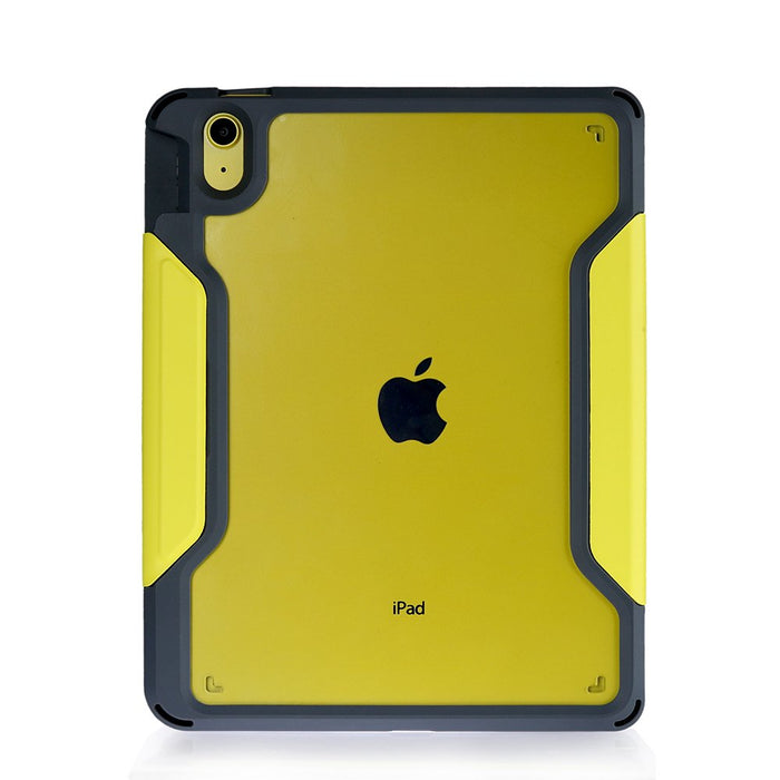 Funda Resistente Deqster 40-1013774 Para Ipad De 10,9" Y Ipad De 11" Amarillo  Transparente