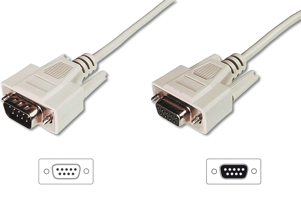 EAN 4016032301493 - Digitus AK-610203-100-E cable de serie Beige 10 m imagen 1