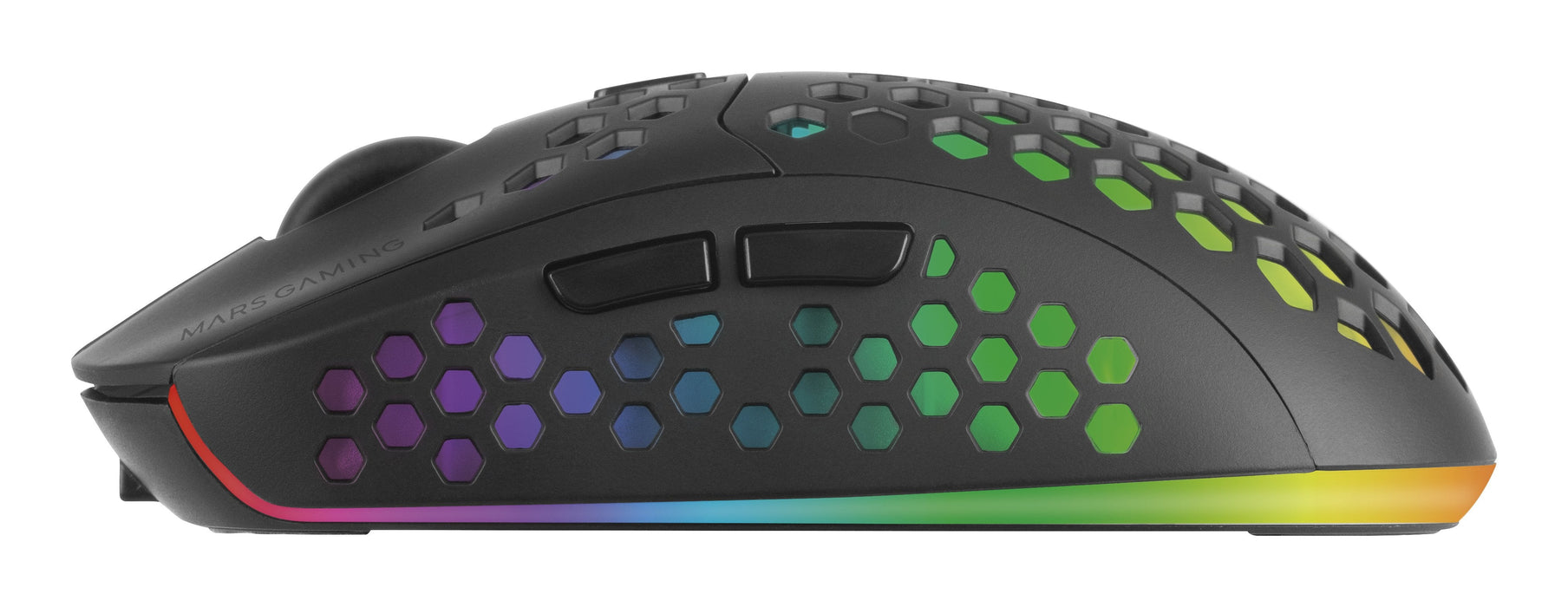Teclado Mouse Y Alfombrilla Mars Gaming Mcpwxpt Negro H-Mech Frgb 3200dpi Portugues