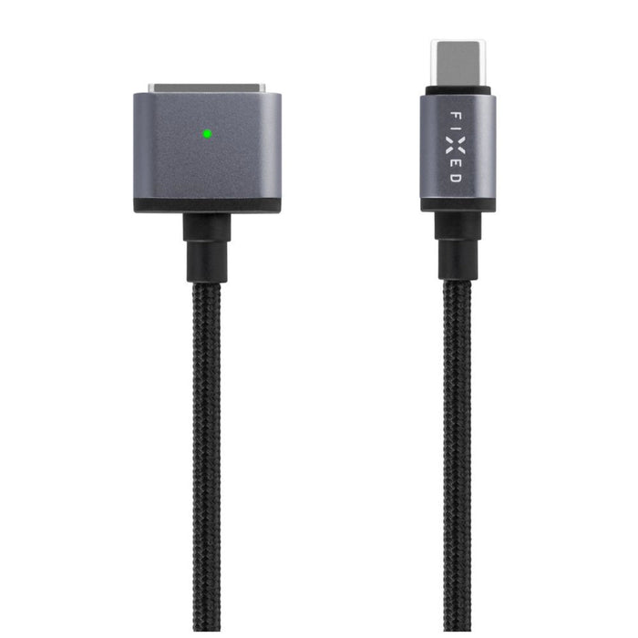 Fixed Braided Cable Usb-C Magsafe 3, 2m, 140w, Gray