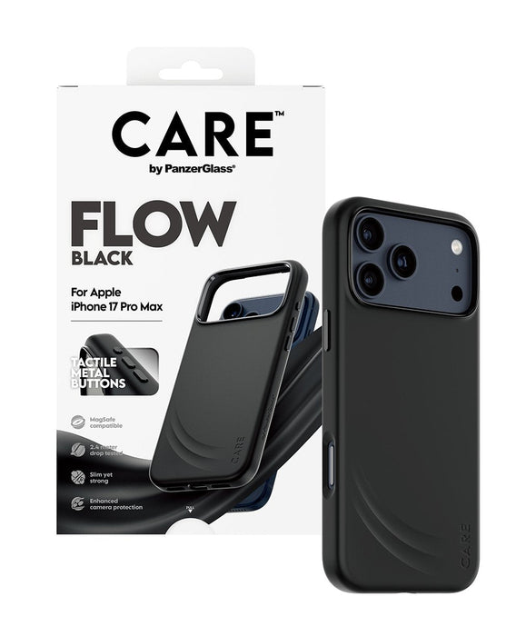 Panzerglass Care By ® Flow Case Black W. Magsafe Iphone 17 Pro Max Funda Para Apple - Iphone 17 Pro Max Negro