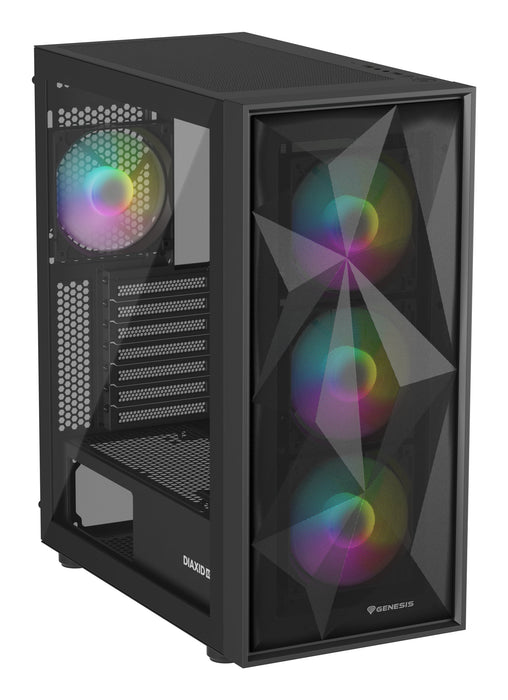 EAN 5901969444537 - GENESIS Diaxid 605 ARGB Midi Tower Negro imagen 25