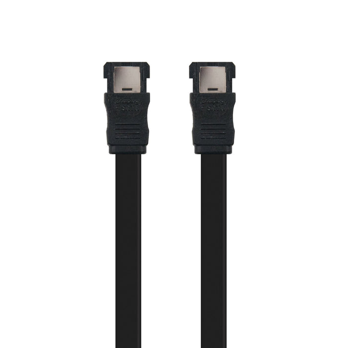 EAN 8433281000834 - Nanocable 10.18.0401 cable de SATA 0,5 m eSATA Negro imagen 2