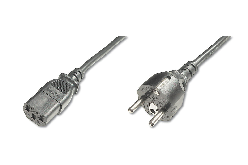 EAN 4016032311751 - Digitus AK-440101-018-S cable de transmisión Negro 1,8 m CEE7/7 IEC C13 imagen 1