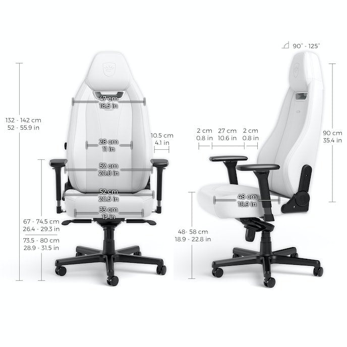 Noblechairs Legend Gaming Blanco Nbl-Lgd-Ger-Wed