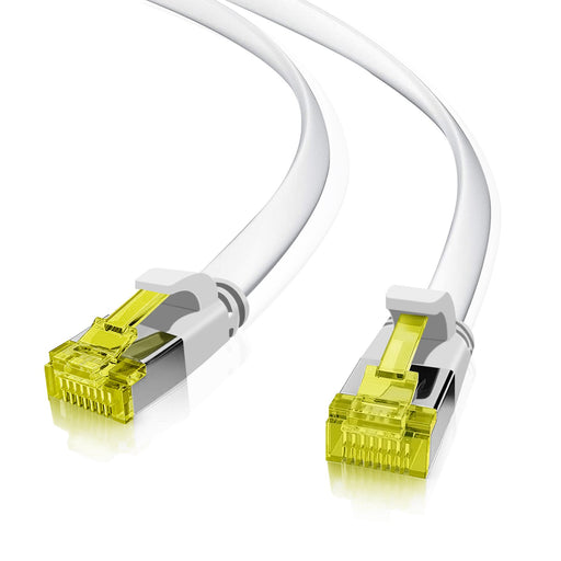 EAN 4005938052561 - Helos 205256 cable de red Blanco, Amarillo 1 m Cat6a U/FTP (STP) imagen 1