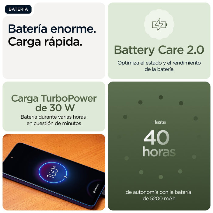 EAN 840023292217 - Motorola moto g56 5G 17,1 cm (6.72") Ranura híbrida Dual SIM Android 15 USB Tipo C 8 GB 256 GB 5200 mAh Ve imagen 16