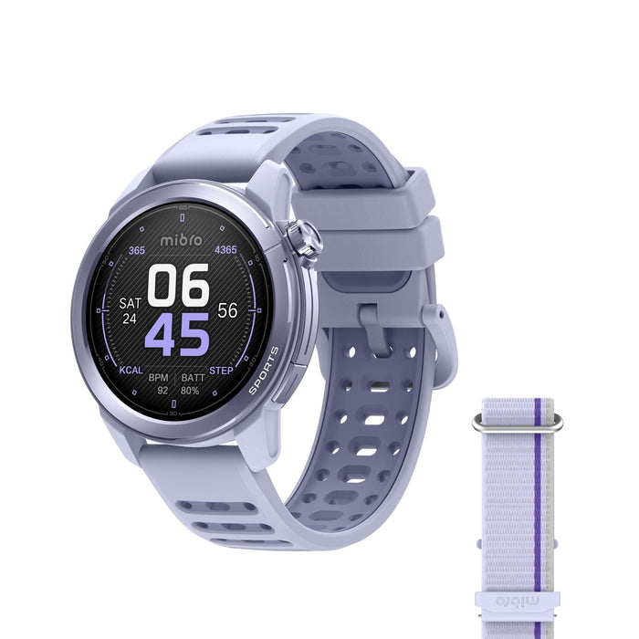 Smartwatch Mibro Gs Active 2 Smartwatch - 1,32" Amoled · 5atm · Bt. 5.3 · Bat. 350mah · Gps · Púrpura