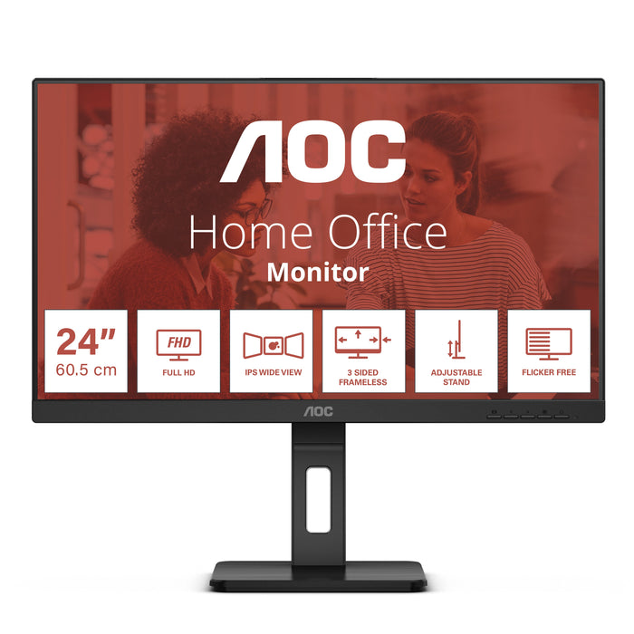 EAN 4038986141253 - AOC E3 24E3QAF pantalla para PC 60,5 cm (23.8") 1920 x 1080 Pixeles Full HD LCD Negro imagen 1