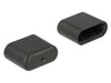 EAN 4043619640089 - DeLOCK 64008 tapa de seguridad para enchufe USB Tipo C Negro 10 pieza(s) imagen 1