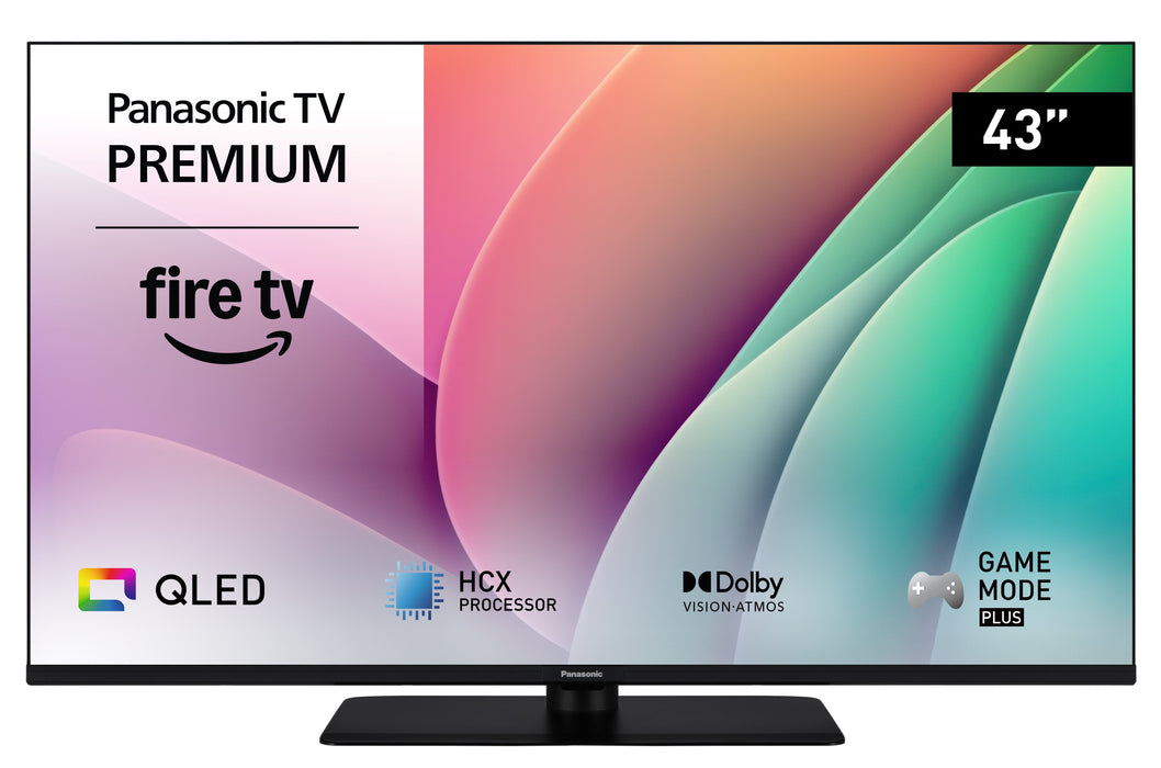 109,2cm 43" (3840x2160) Panasonic Tv-43w80a 16:9 4k Qled Fire Tv Hdr Game Mode