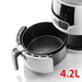 EAN 5608475033414 - Haeger AF-D42.007A freidora Sencillo 4,2 L 1500 W Freidora de aire caliente Blanco imagen 3