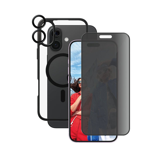 EAN 5715685004896 - PanzerGlass ® | CARE by ® Flagship 3-in-1 Privacy Bundle iPhone 16 Plus funda para teléfono móvil Transpa imagen 1
