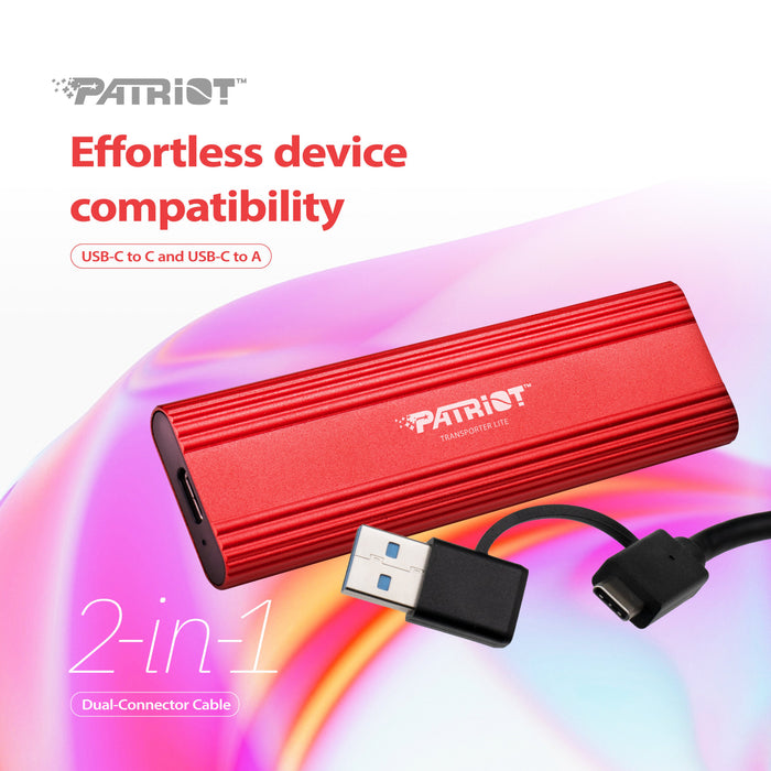 EAN 4711378428025 - Patriot Memory Transporter Lite 4 TB USB Tipo C 3.2 Gen 2 (3.1 Gen 2) Rojo imagen 8