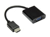 EAN 4014619778195 - Alcasa HDMI-AD21 adaptador de cable de vídeo 0,3 m HDMI tipo A (Estándar) VGA (D-Sub) + 3,5mm Negro imagen 1