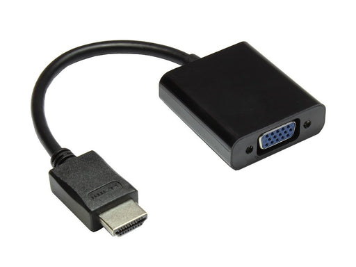 EAN 4014619778195 - Alcasa HDMI-AD21 adaptador de cable de vídeo 0,3 m HDMI tipo A (Estándar) VGA (D-Sub) + 3,5mm Negro imagen 1
