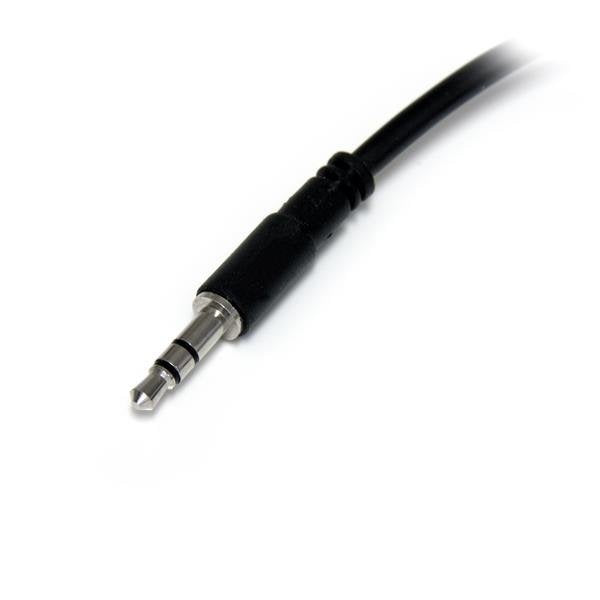 Startech Adaptador Divisor Splitte Jack 3.5 M/H Negro 0.20m Muy1mffs